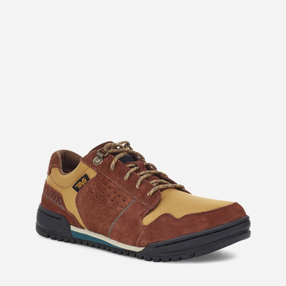 Teva Highside '84 - Men's Teva Sneakers - Brown / Maroon | India (LPER17692)